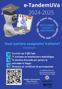 cartel e-TandemUVa 2024 ITALIANO